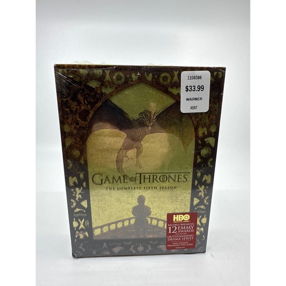 Game of Thrones The Complete Fifth Season DVD Box Set New - Picture 1 of 10
